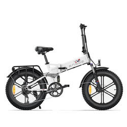 ENGWE ENGINE X 250W elektrische fiets - 60KM bereik schijfremmen - wit
