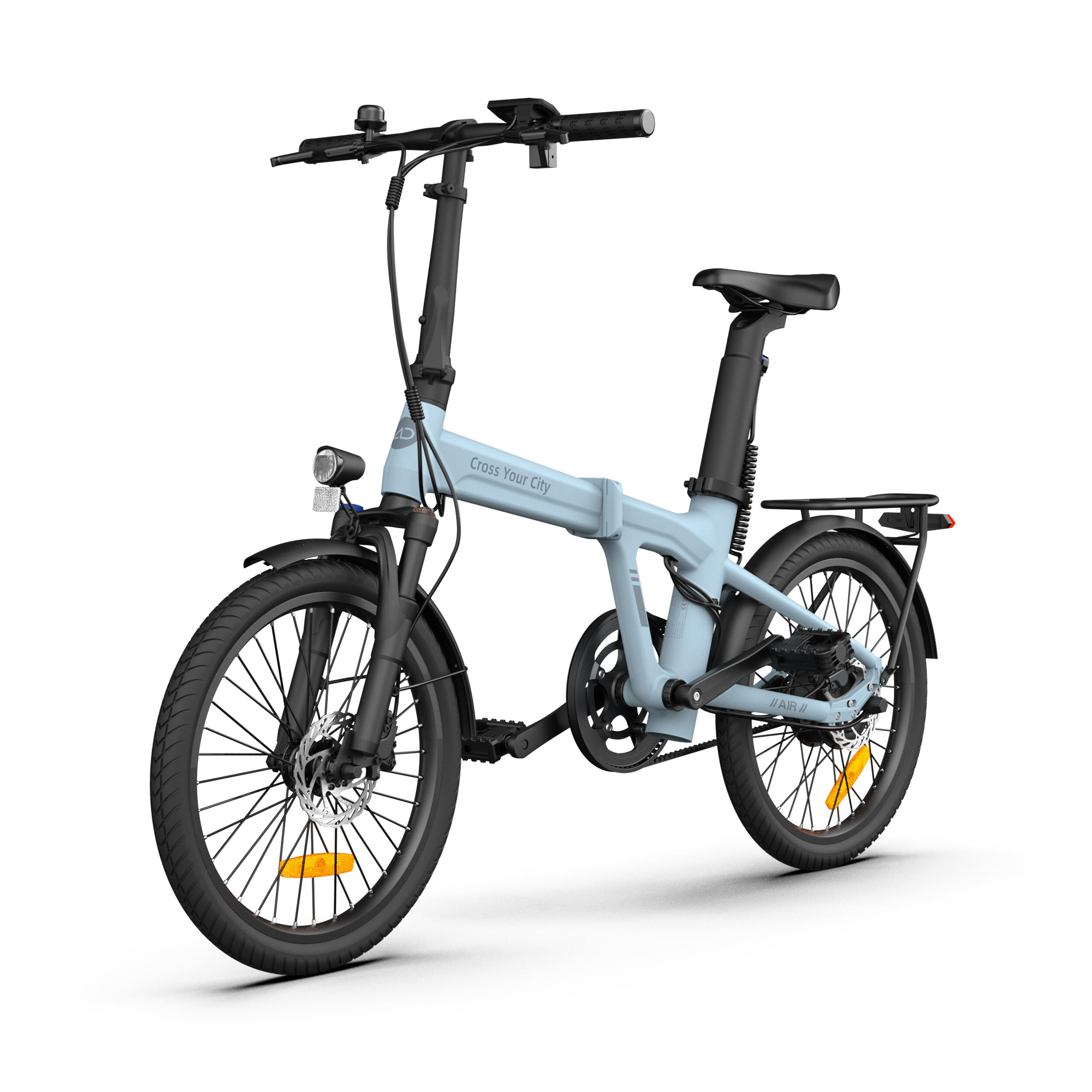 ADO Air20Pro EBIKE Elektrofahrrad, bike,klapprad Riemenantrieb,Citybike,20 zoll 3/9