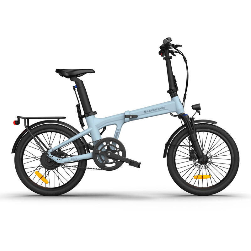 Bicicletta elettrica pieghevole ADO Air20Pro, EBike motore Bafang, APP,blu