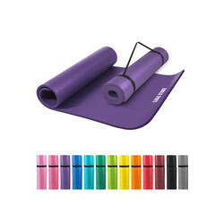 Esterilla Yoga Pilates Gorilla Sports Púrpura 190cm x 100cm x1,5Cm