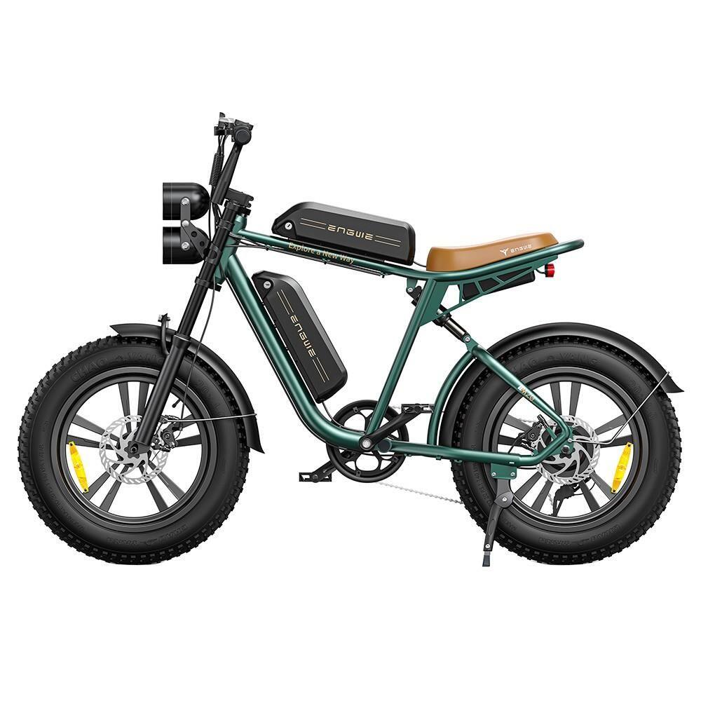 ENGWE M20 26AH Electric Bike | 750W 1248WH Dual Battery 120KM | Green