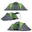 Cort camping 4 persoane 4000 mm, 2 dormitoare Nils Camp NC6431