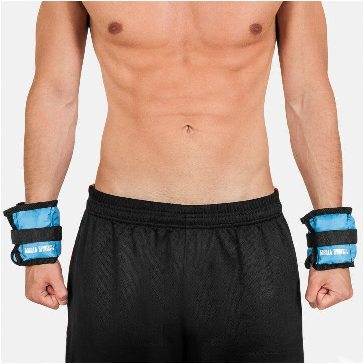 Greutăți pentru încheietură mană/gleznă 1 KG (2x0,5 KG) Gorilla Sports