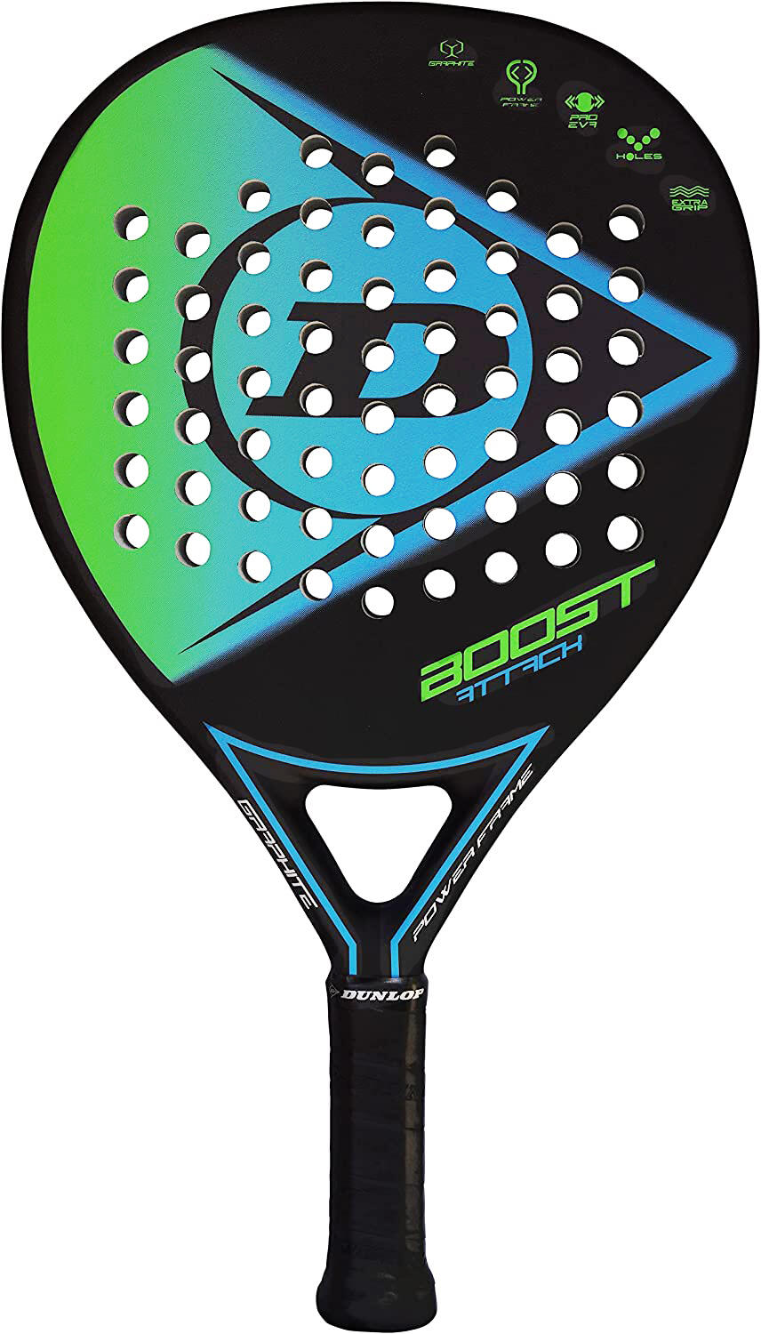 Dunlop Boost Attack 2.0 Padel Racket, inc 3 Padel Balls 2/2