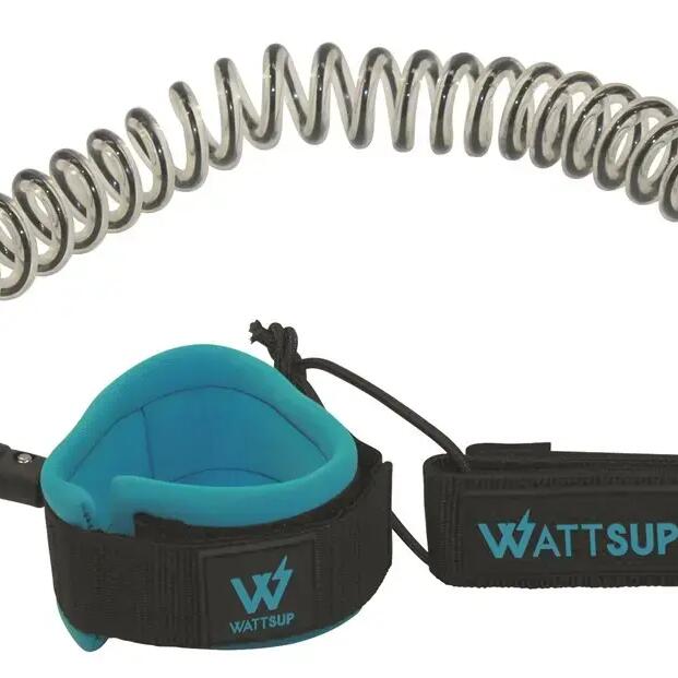 Ultra-thick coiled SUP leash: Safety and Comfort!