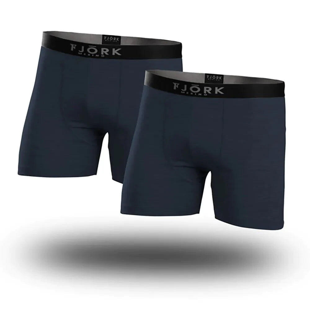 FJORK MERINO Strahlorn Merino-Boxershorts – 2er-Pack