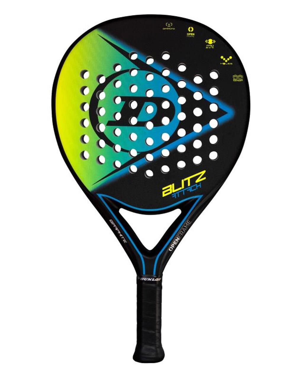 Dunlop Blitz Attack Padel Racket & 3 Padel Balls 2/3