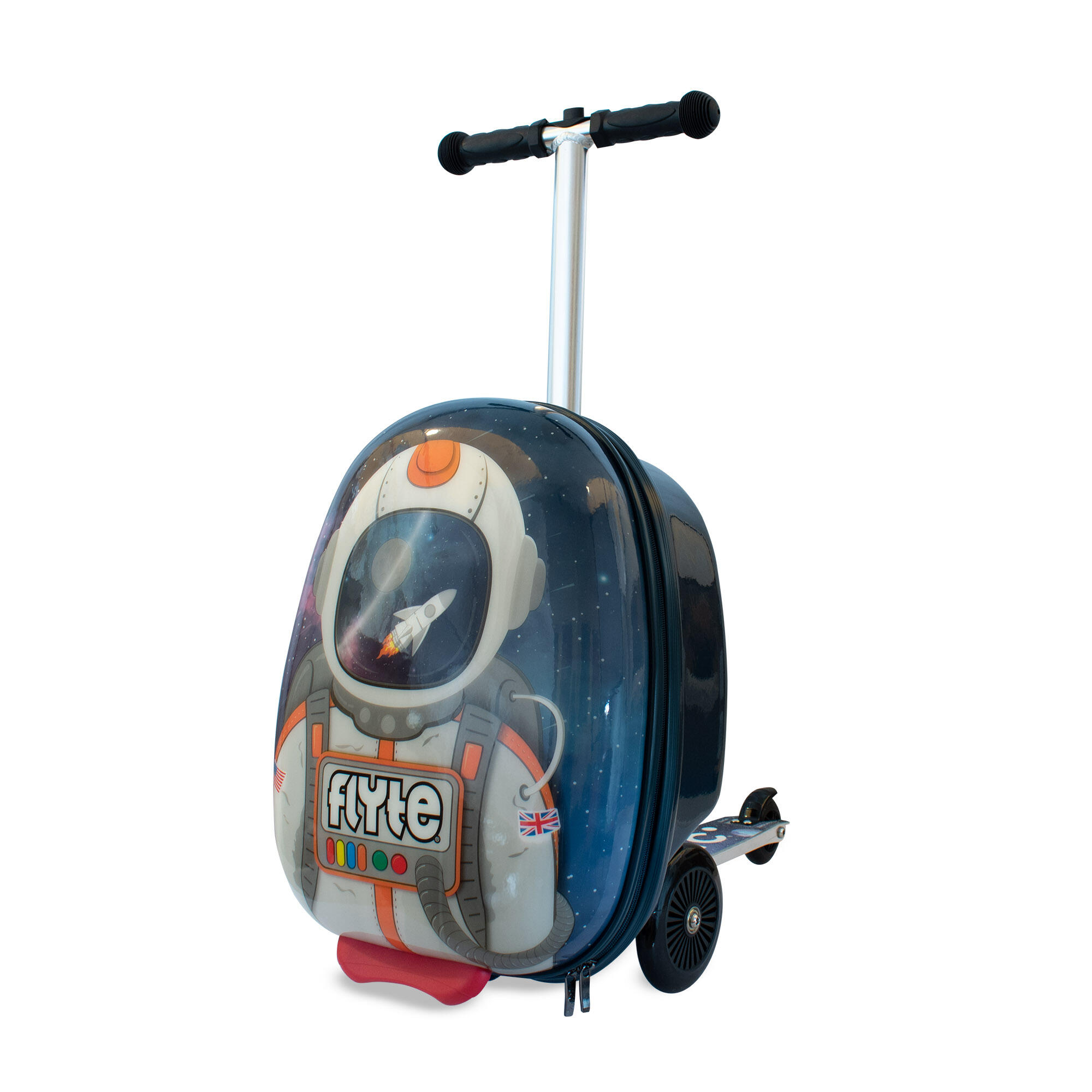 Flyte Midi 18 Inch Stephen the Spaceman Scooter Suitcase 1/7