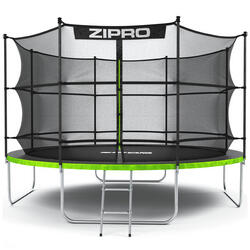 Trampoline ronde Zipro Jump Pro - 12FT 374 cm - met veiligheidsnet intern