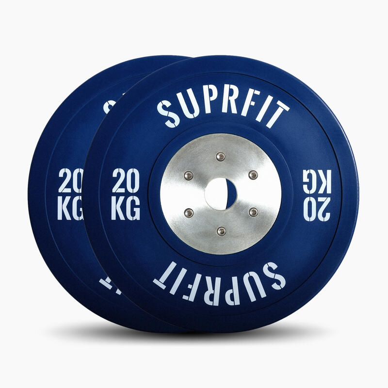 Pro Competition Bumper Plate Set 140 kg