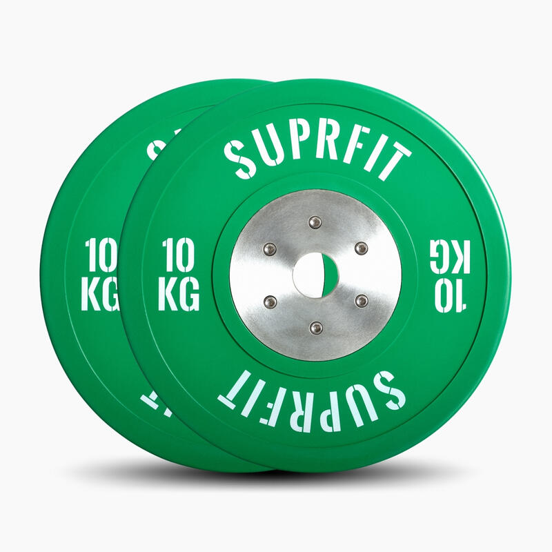 Pro Competition Bumper Plate Set 140 kg