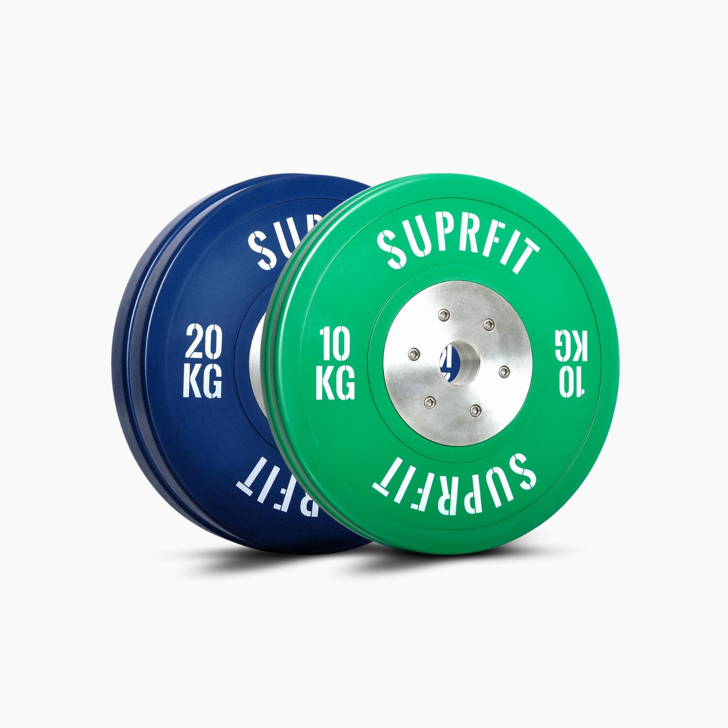 SUPRFIT Pro Competition Bumper Plate Set 60 kg