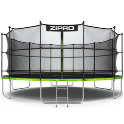 Trampoline rond Zipro Jump Pro 16 FT 496 cm avec filet de protection intérieur