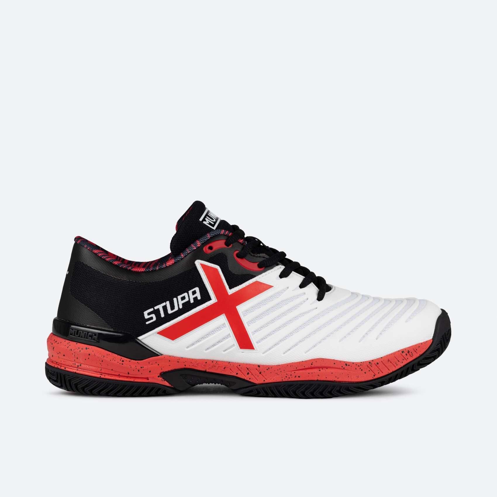 MUNICH Zapatilla de pádel MUNICH Pad X Stupa edition adulto blanco y negro