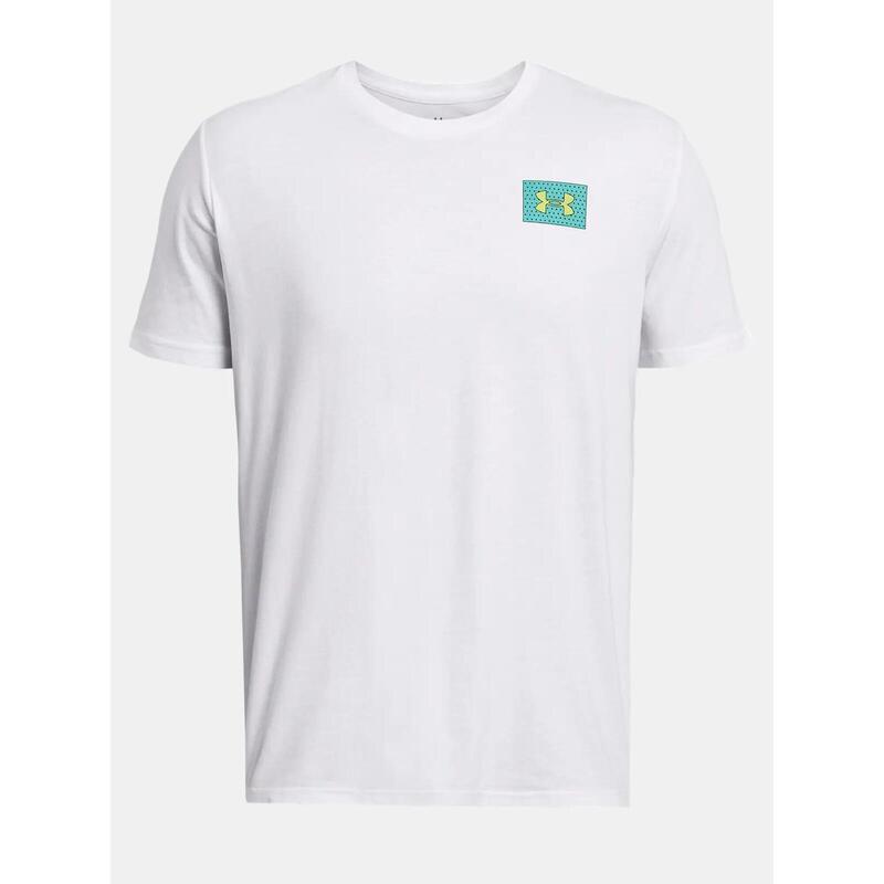 TSHIRT UNDER ARMOUR HOMME BLANC