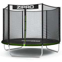 Cama elástica Zipro Jump Pro con red de seguridad exterior 8FT 252 cm