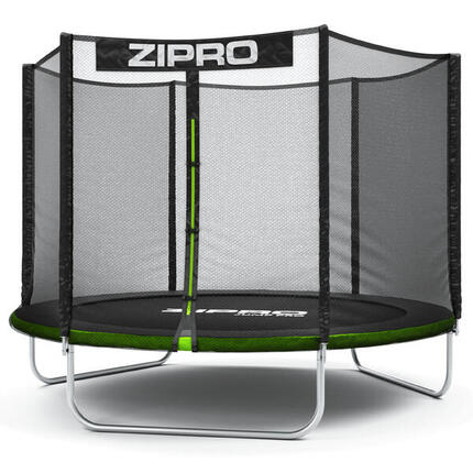 Second Life -Trampolina ogrodowa Zipro z siatką zewnętrzną 8FT 252cm-stan dobry