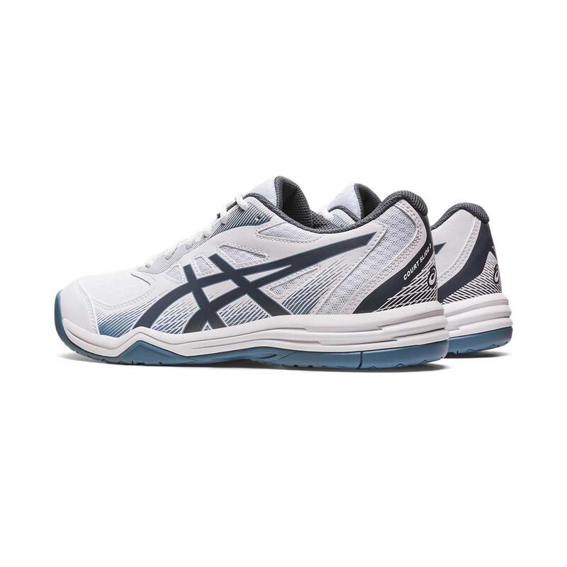 Asics Court Slide 3 1041a335 100 Bianche E Nere