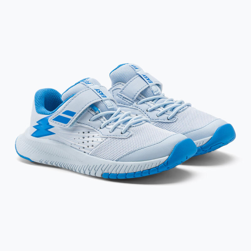Buty tenisowe dziecięce Babolat Pulsion AC Kid white/illusion blue 28