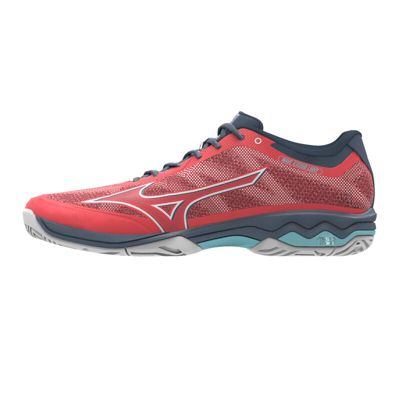 Pantofi de tenis pentru femei Mizuno Wave Exceed Light CC Fierry Coral