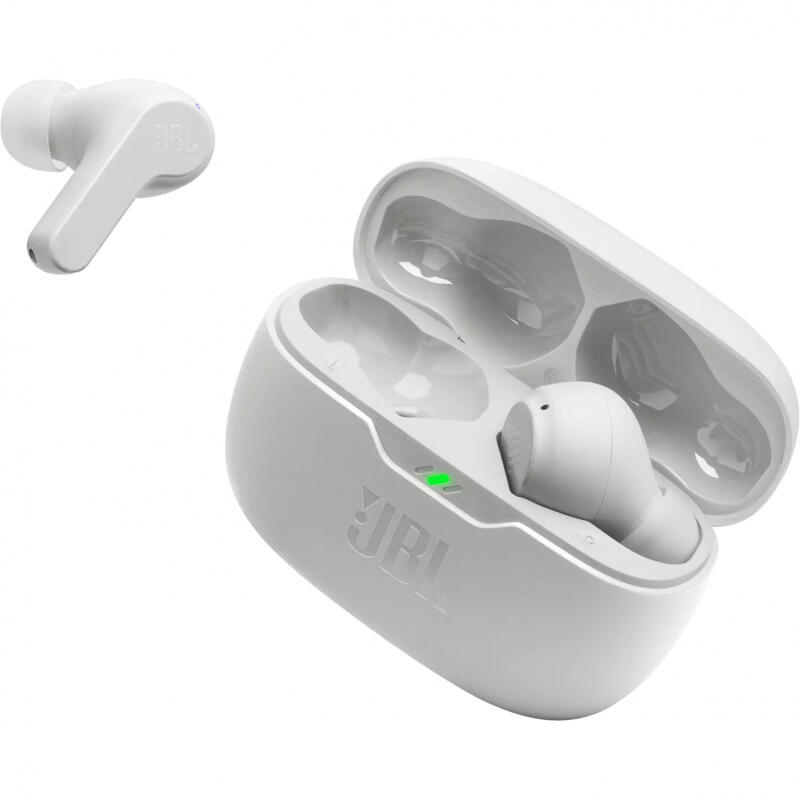 Auriculares bluetooth jbl wave beam white usb