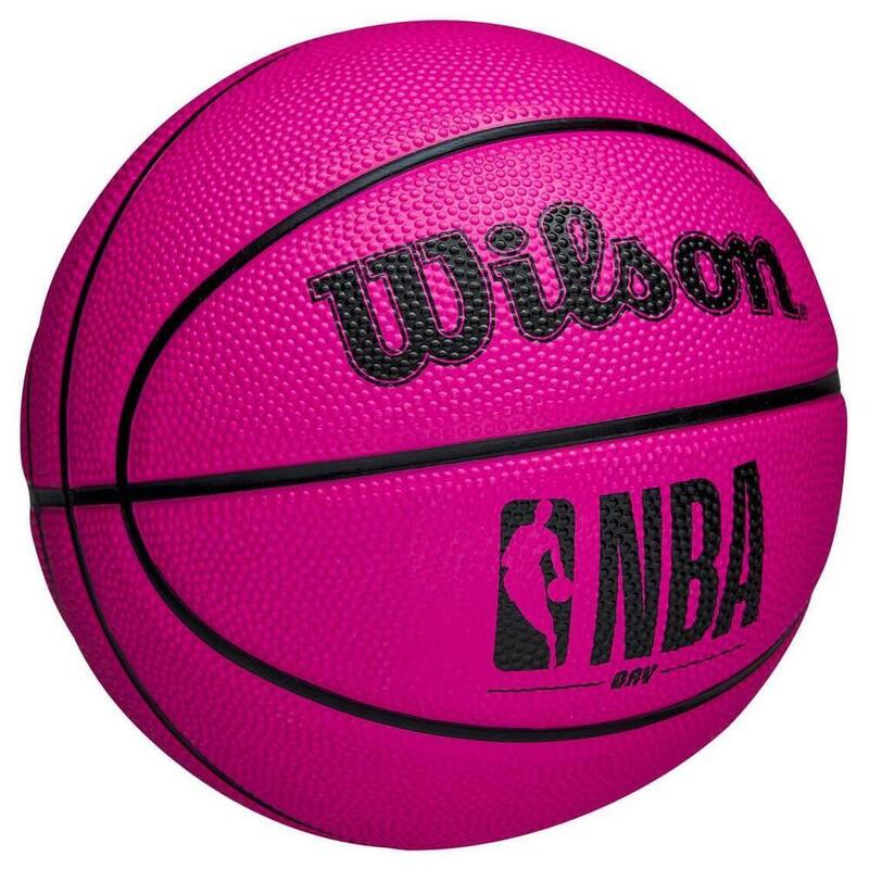 Mini bola de basquetebol Wilson DRV cor-de-rosa