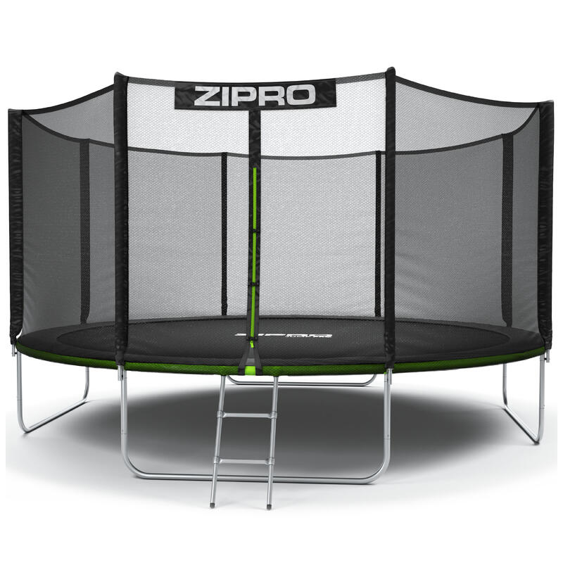 Trampolin rund outdoor Zipro Jump Pro 14FT 435 cm mit Externes Sicherheitsnetz