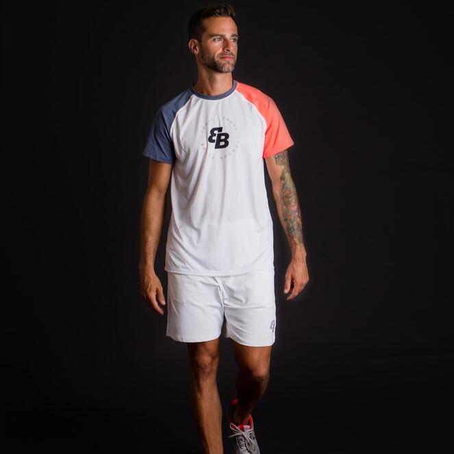 Camiseta de pádel y tenis de hombre Double