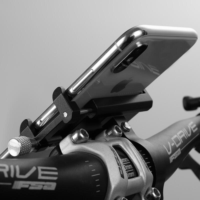 Uchwyt rowerowy aluminiowy na telefon GUB G-81