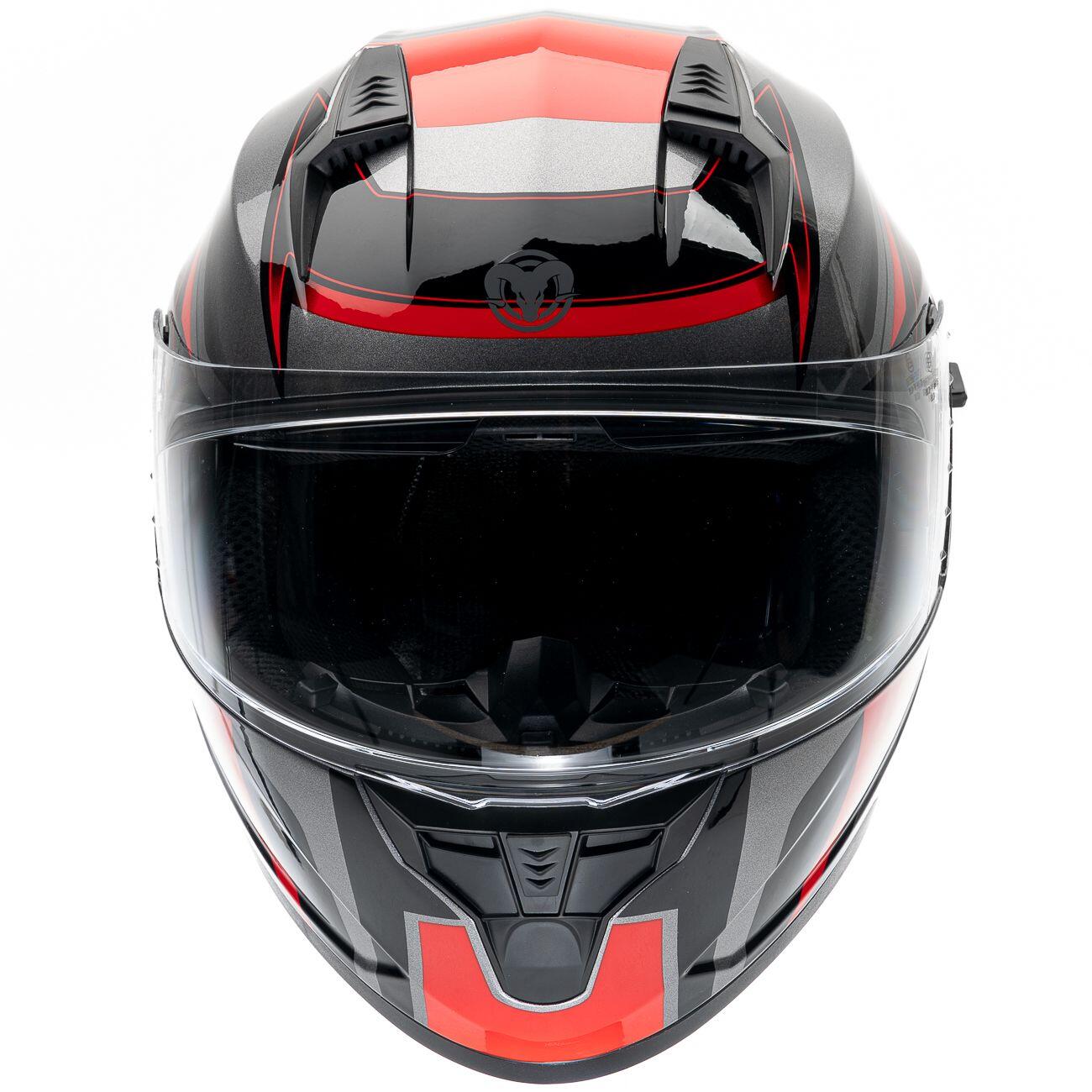 MOTOBLOUZ Casque TEXEL EVO Black/Red | ECE 22.06 2/7