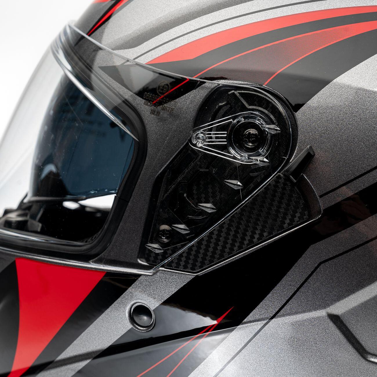 MOTOBLOUZ Casque TEXEL EVO Black/Red | ECE 22.06 7/7