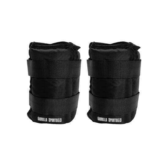 Obciążniki od 0,5 do 5 kg na kostki i nadgarstki na ręce Gorilla Sports