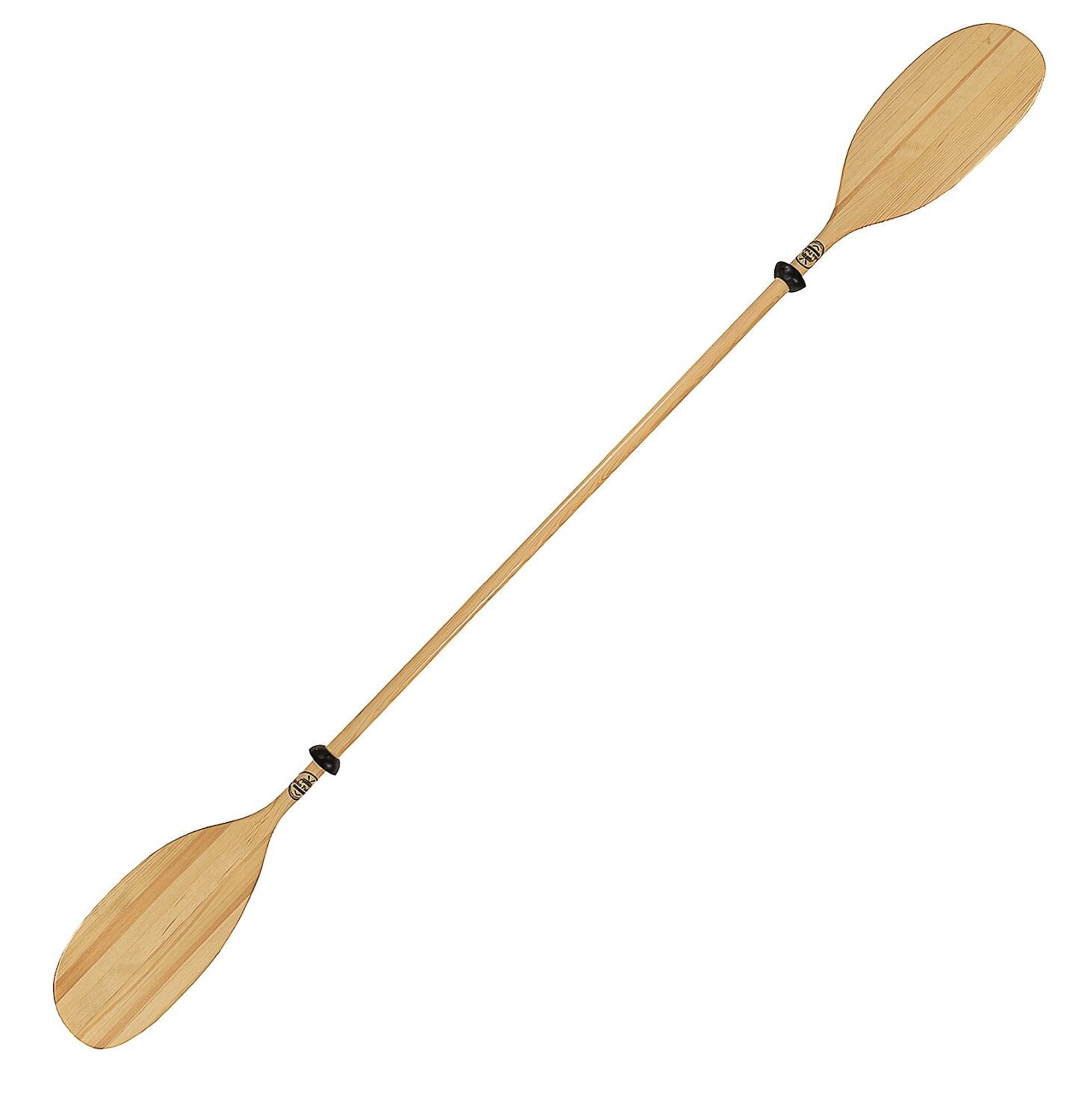 Wiosło kajakowe drewniane proste John Paddle 225 cm