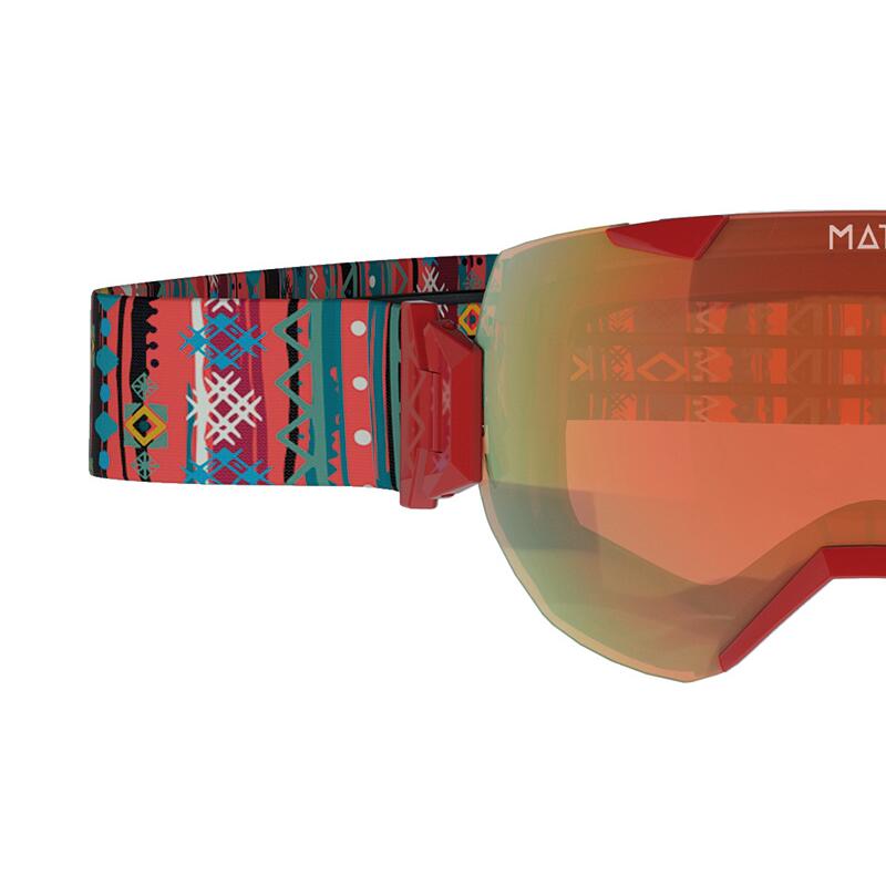 Masque de ski Synchro Tribands (avec 2 écrans) - Rouge