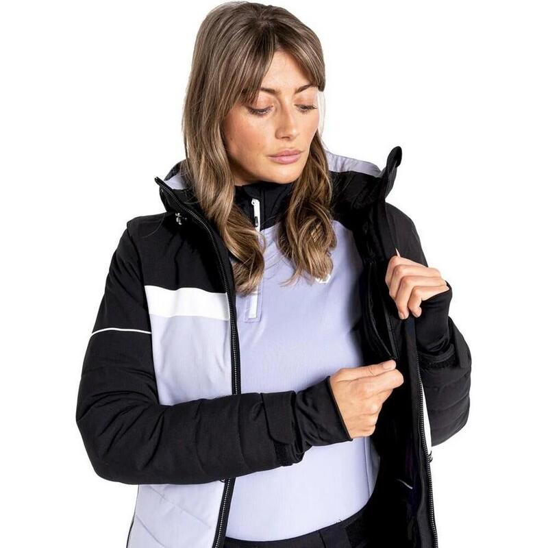 Blouson de ski CONVEYED Femme (Gris clair / Noir)