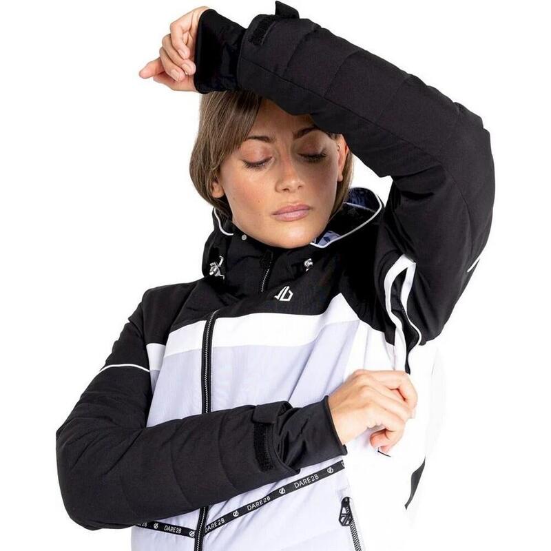 Blouson de ski CONVEYED Femme (Gris clair / Noir)