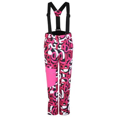 Bambini Graffiti Pantaloni Da Sci Dare 2B Pow Rosa