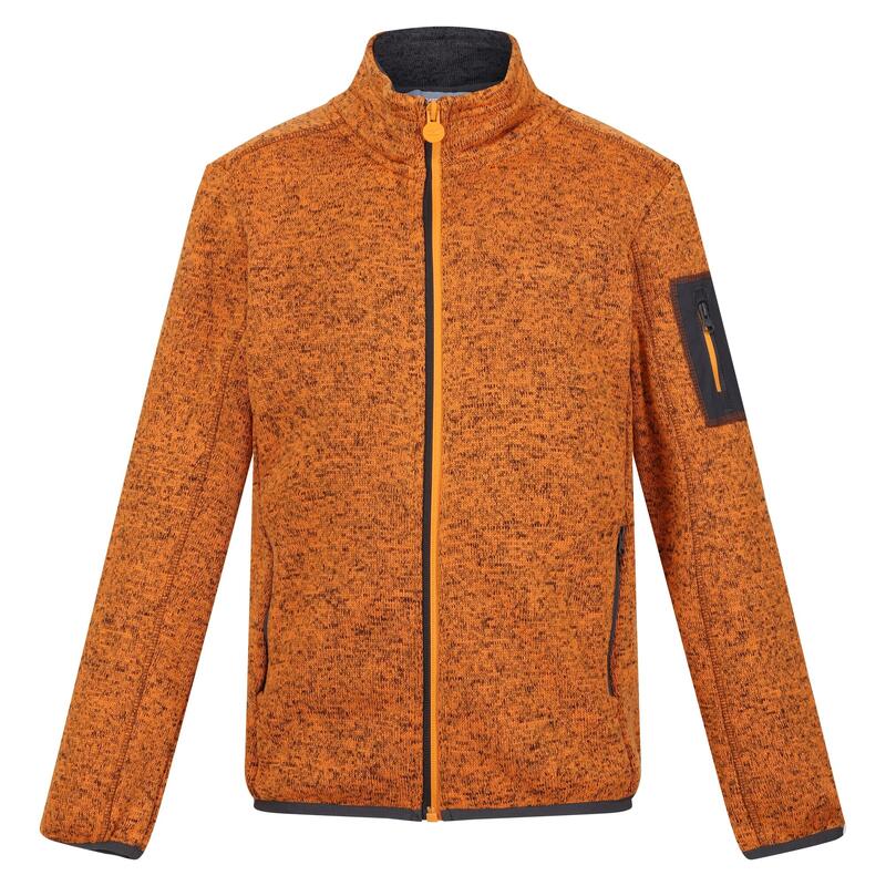 "Newhill" Fleecejacke für Kinder Orangen Pfeffer/Asche