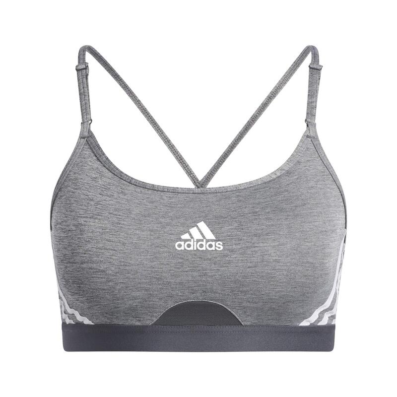 adidas Aeroreact Training Light-Support 3-Stripes Bra