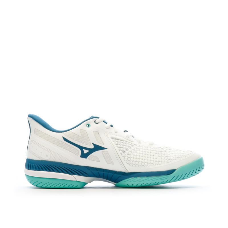 Chaussures de Tennis Blanches/Bleu Homme Mizuno Wave Exceed