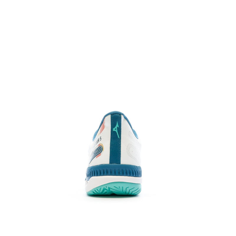 Chaussures de Tennis Blanches/Bleu Homme Mizuno Wave Exceed