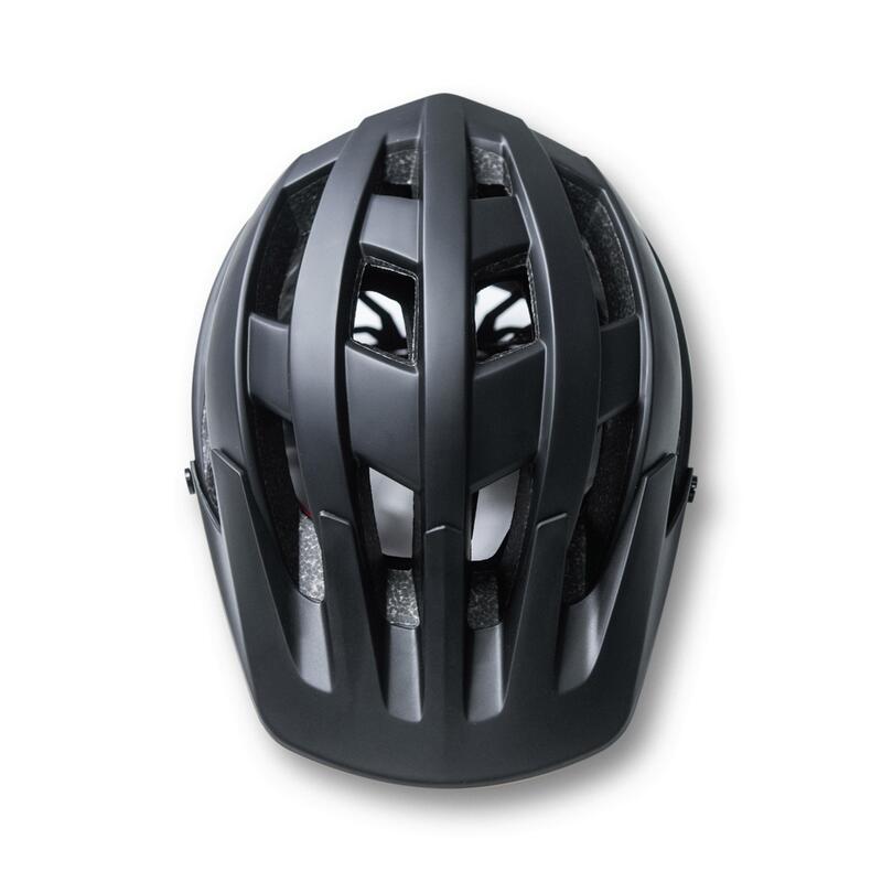 Casco de Bicicleta Adulto con Ventilación INDIGO 55-61 cm Negro Mate