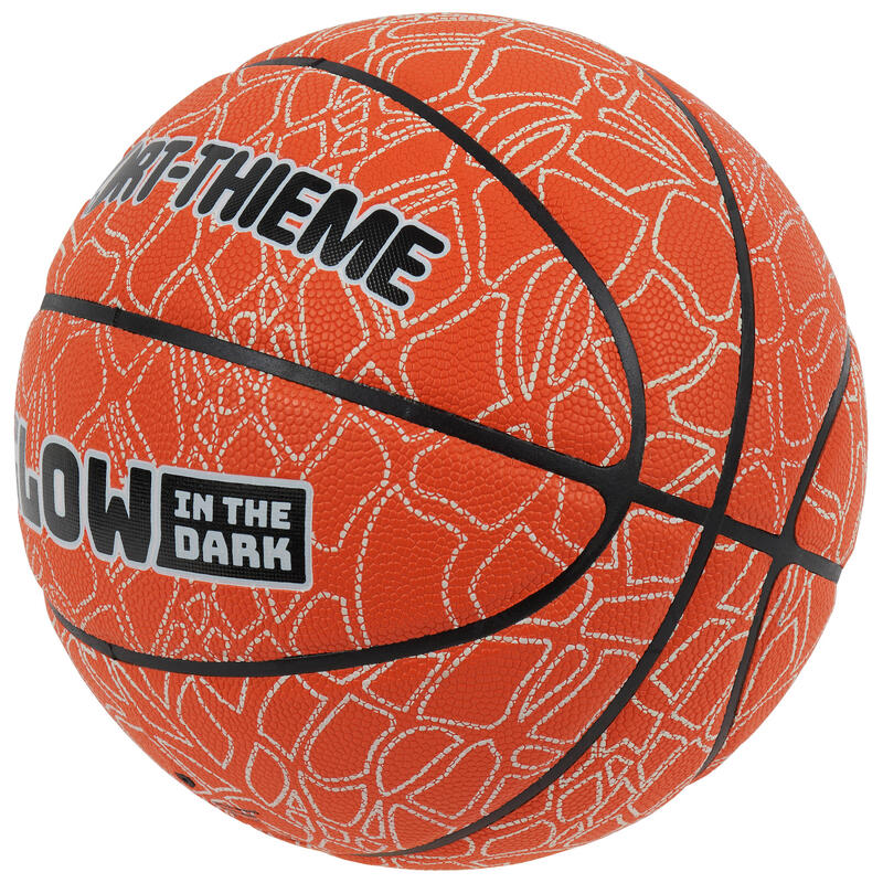 Sport-Thieme Basketball Glow in the Dark, Braun