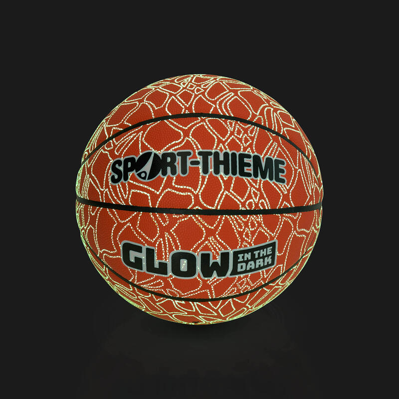 Sport-Thieme Basketball Glow in the Dark, Braun