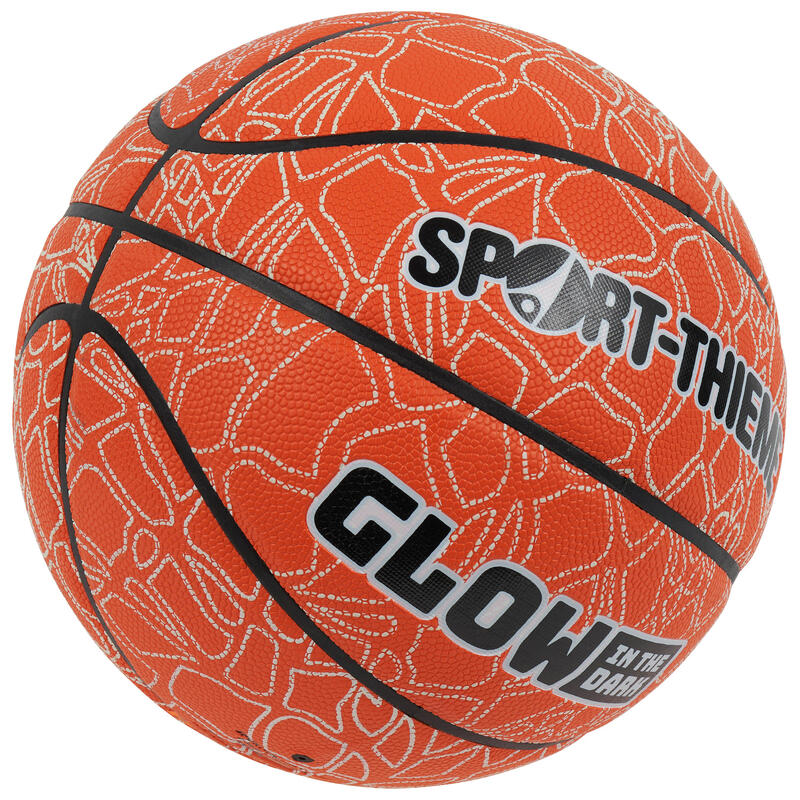 Sport-Thieme Basketball Glow in the Dark, Braun