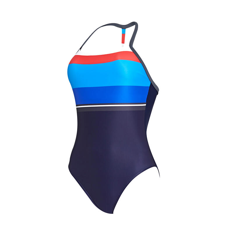 Costum de baie one piece pentru femei Zoggs Pop Block T Back