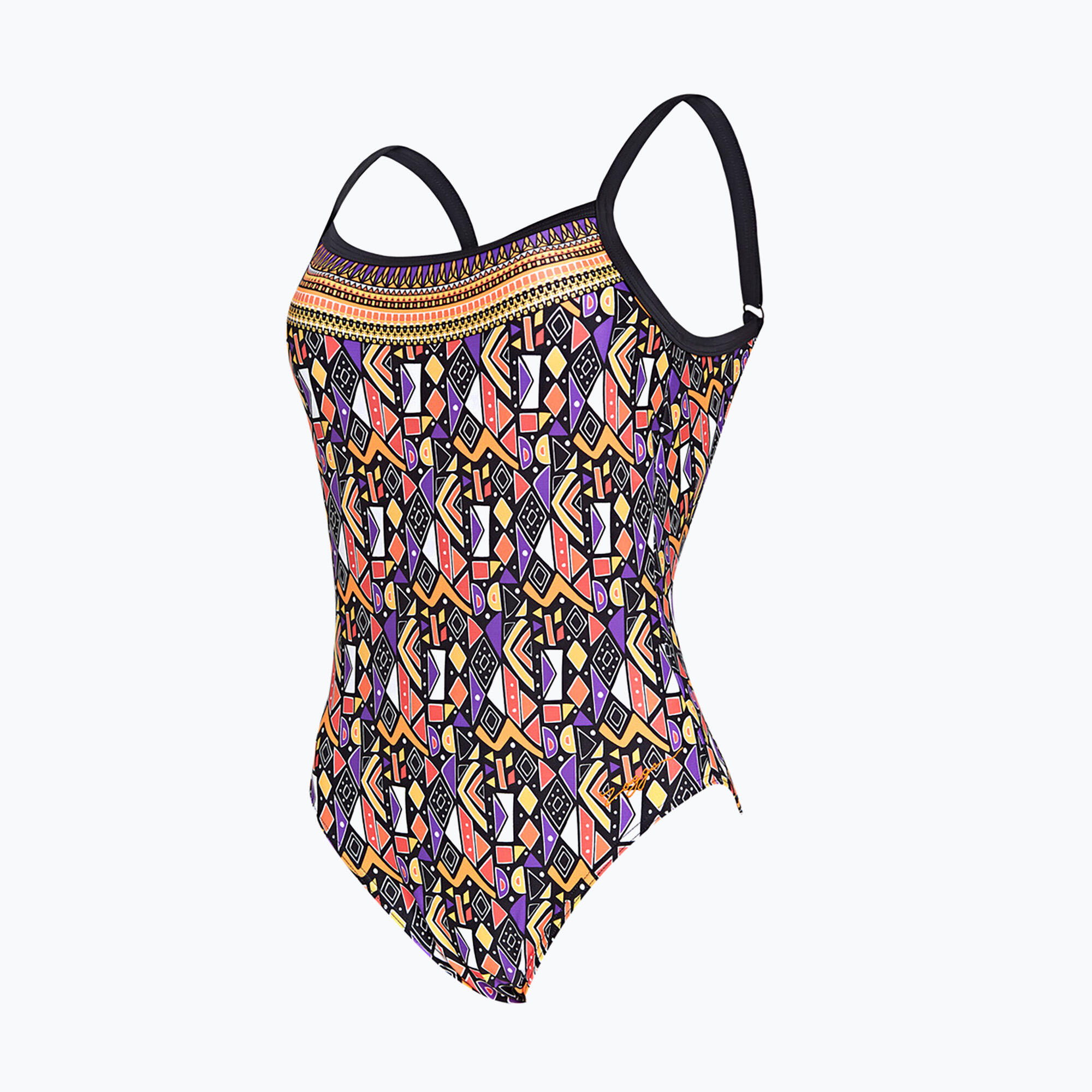 Maillot van een stuk femme Zoggs Culture Jam Deep Scoo 4/4