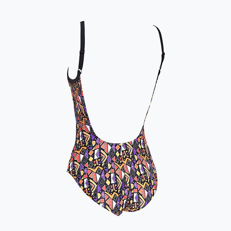 Costum de baie întreg pentru femei Zoggs Culture Jam Deep Scoo