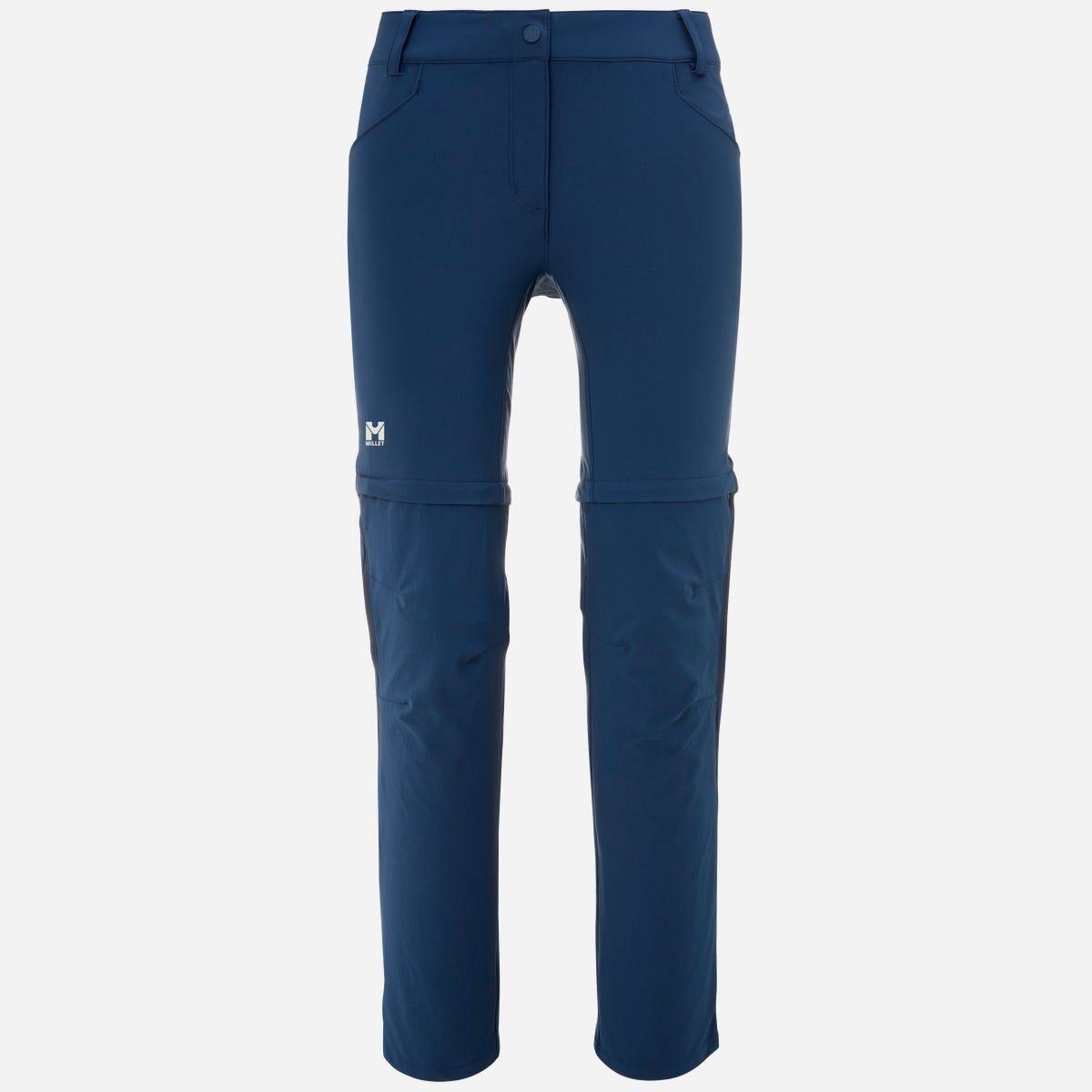 Millet - Pantalon 2 En 1 Randonnée Femme Trekker Stretch Zip Off Iii - Polaire - Bleu - 42 M/l - Decathlon