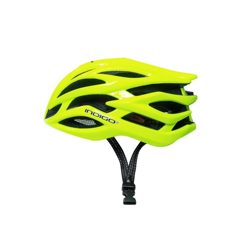 Casco de Bicicleta Adulto con 26 Ventilaciones INDIGO 55-61 cm Verde Claro